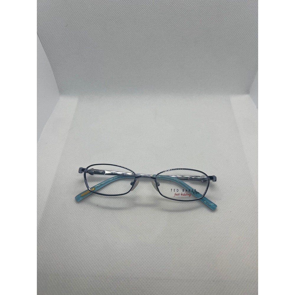 Ted Baker Eyeglasses Frames Blue Metal Women's Authentic